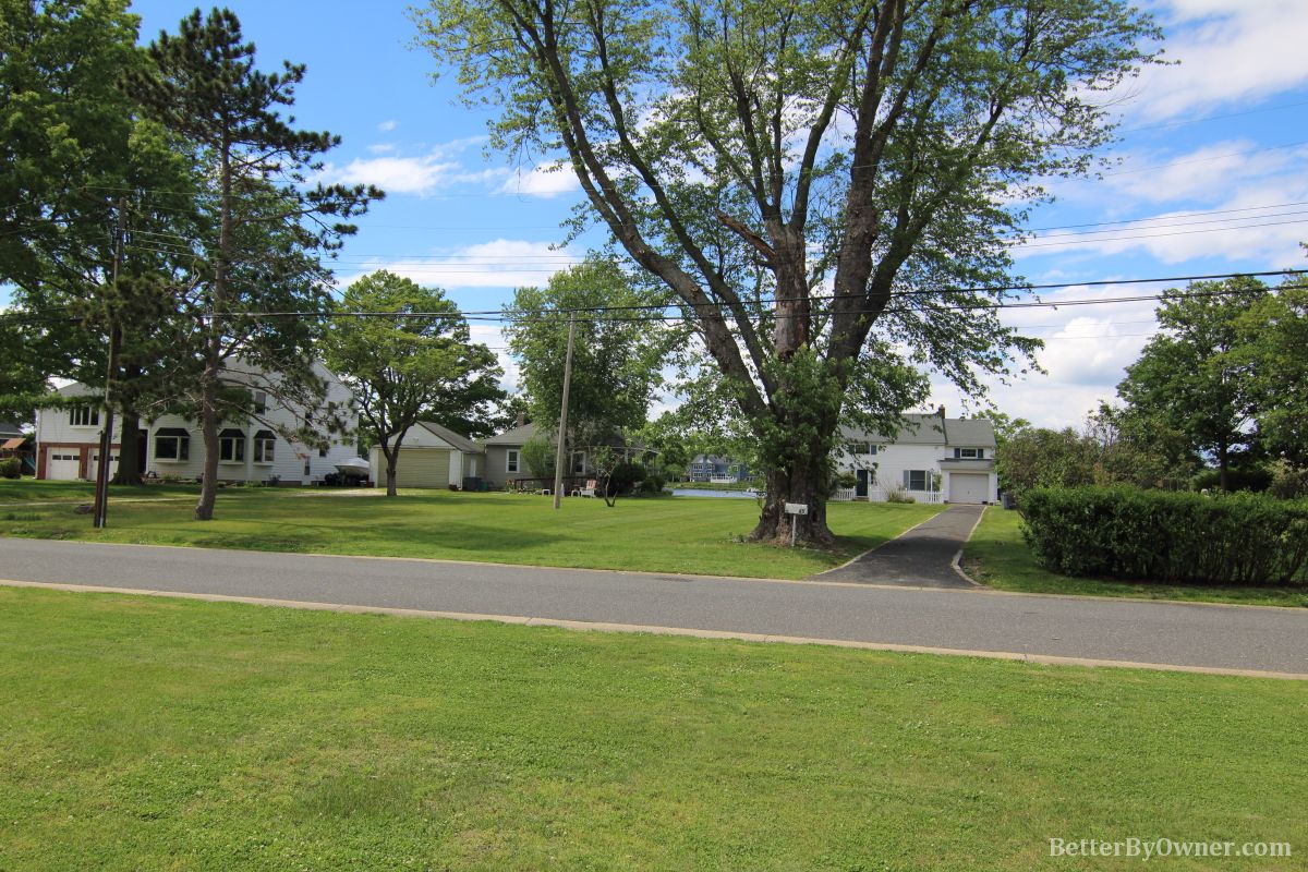 Waterview across street